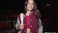 Hot french model fucked by stranger in public