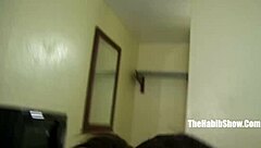 POV Amateur Petite 18+ Chocolate Blackneck Drilled by Hairy Paki!