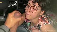i made the curvy novinha pay the uber ride with a blowjob after the party