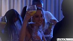 kelly and stefany share a cock in this vixen scene