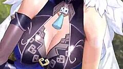 Genshin Impact's Yelan in anime hentai form
