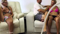 Wow, Mutual Masturbation with Wife and Naughty Neighbor!