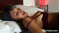 Lusty Jay playing with her toy