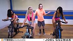 Joel Guzman Drills Alicia Fournes During Intense Training Session