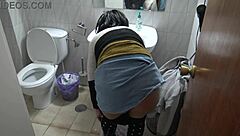 Close up and personal with an amateur pregnant ass fucking