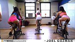 Joel Guzman Drills Alicia Fournes During Intense Training Session