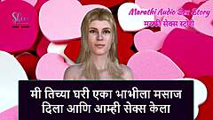 i massaged a bhabhi at her home, leading to intense sex with marathi audio