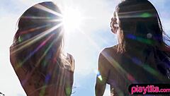 teen interracial lesbian cappuccino time