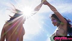 teen interracial lesbian cappuccino time