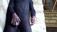 Solo gay's erotic massage success after gay porn day