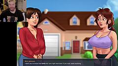 Embarrassing Moment with Mother-in-Law in Summertime Saga