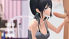 3D animated hentai featuring a hot creampie scene
