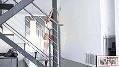 Brunette Babe Asa Akira Spreads Legs for Tight Ass Destruction by Monster Cock