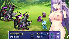 female demon king works as prostitute for revenge and big tits creampie