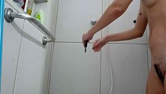 She spends the day alone at home, feeling cute and relaxed.