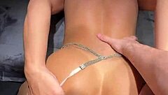 Gay fetish scene with bareback action and cum on ass