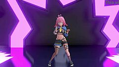 Strip Tease Idol Dances And Rips Clothes Off!