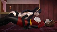hey violet parr gets creampied by helen in double futa incredibles 3d