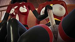 Violet Parr gets creampied by her MILF mom Helen