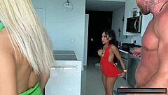 Beautiful women with large chests and great skills with a mouth on Maximo Garcia