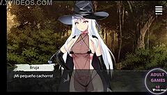 Is the witch naked in this dating game?