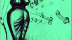 vintage erotic drawings from antique hentai cartoon anime comic collection