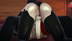 hey violet parr gets creampied by helen in double futa incredibles 3d