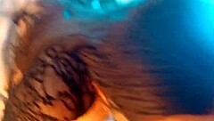 Wife cheating with her husband's friends in a threesome