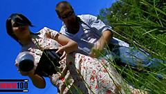 big tits brunette babe hardcore anal and squirting