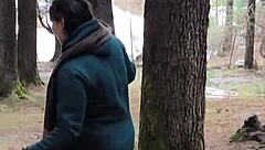 Puja feels the cucumber gaping her as husband watches with dirty talk