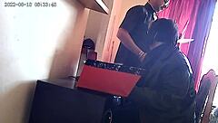 sucking the boss's monster cock in the office