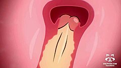 Animation cum compilation with pussy fucking and creampie!