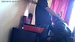 sucking the boss's monster cock in the office