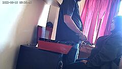 sucking the boss's monster cock in the office