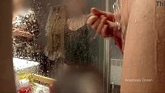 Stepmom Enters Bathroom, Starts Jerking, Likes To Watch!