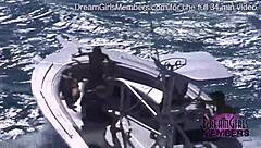 Naked Parasailing Three Hot Spring Breakers