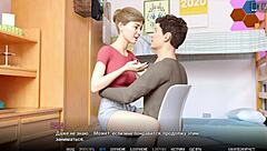 Redhead slut in university yoga gameplay!