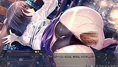 The wife of the most sexually attractive man, Reiko Kuguchi, in the anime porn game