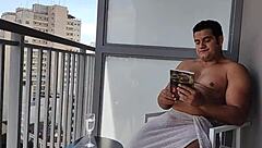 Yuri Gaucho enjoys summer day sex on the pool with his partner