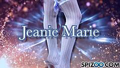 Jeanie Marie Sucks Big Dick with Big Booty and Boobs in Lingerie