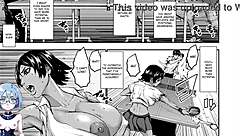 Beautiful women with big chests in a special school in a Hentai video