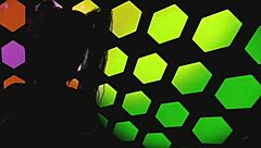 Brazilian college girl rides in the club scene