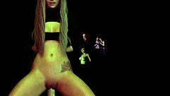 3D animated big tits blowjob and cumshot game