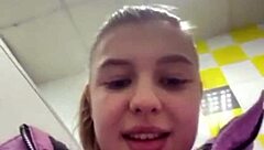 Exciting public fucking close up view