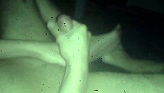 Can His Feet Handle This Gay Cumshot?