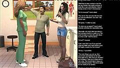 3D animated cartoon with sexual content