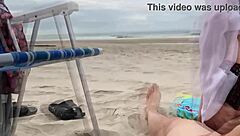 Stranger Delivers Intense Public Anal Creampie