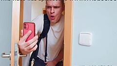 Cute Teen Touches Herself, Spied On