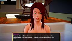 my new family gathers for a quiet evening together