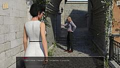 knockout master dominates brunette with big tits in outdoor fucking session